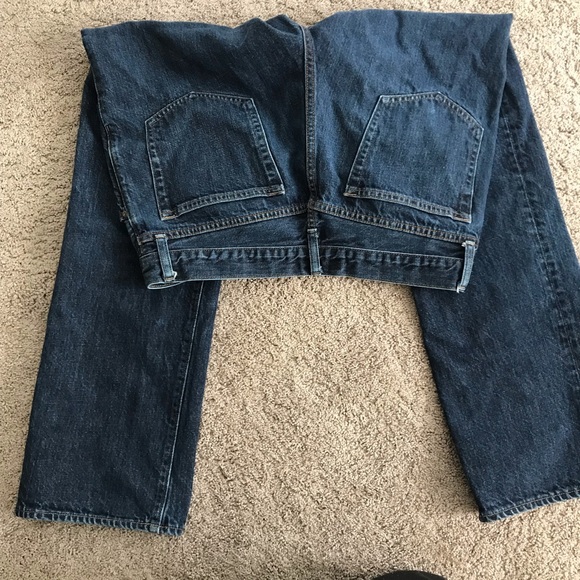 J. Crew Dark Navy Slim Straight Jeans - Picture 2 of 3